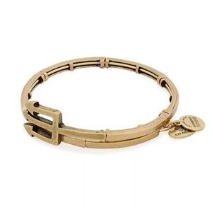 Alex & Ani Trident Wrap Bangle Bracelet Gold